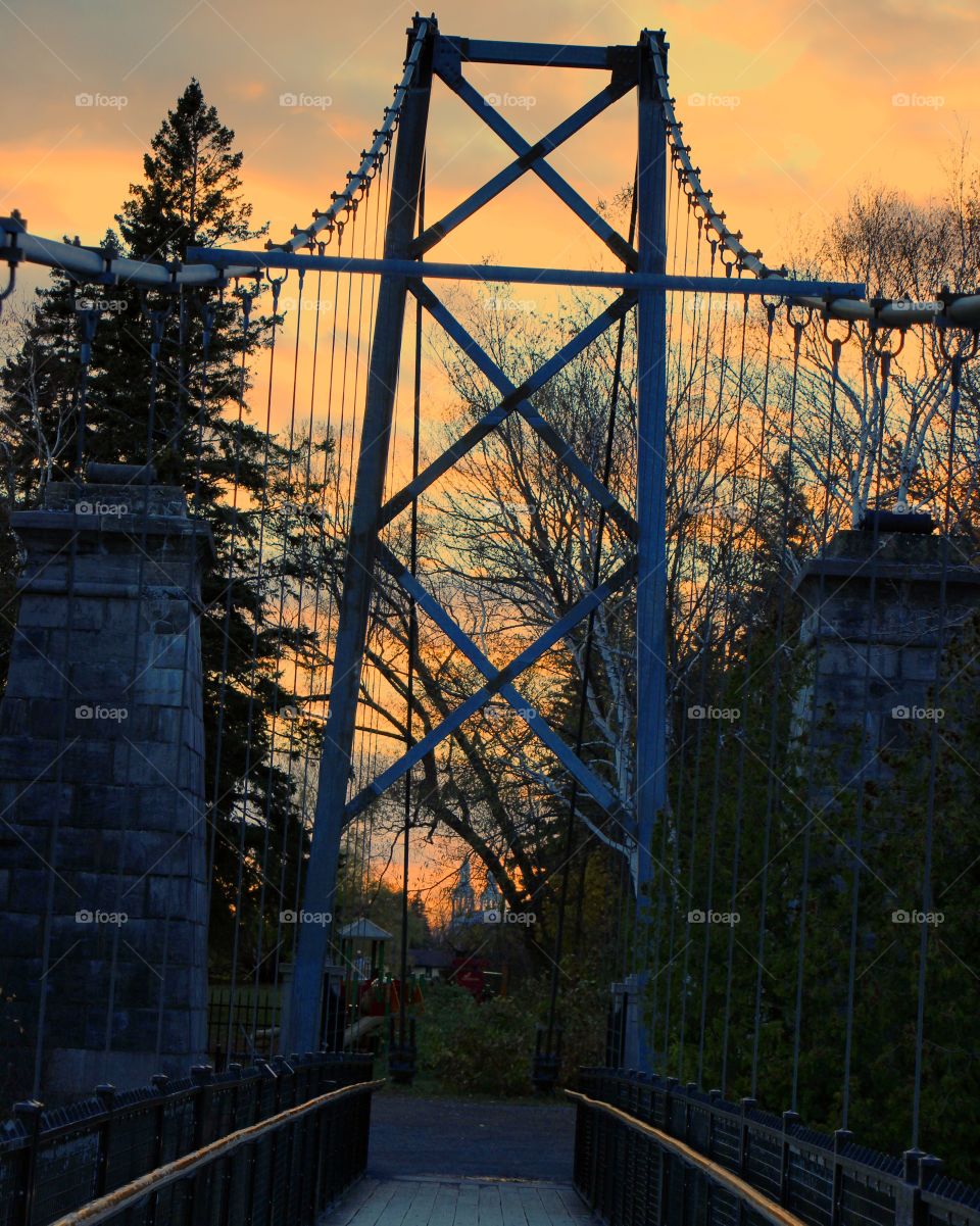 Walking Bridge Quebec