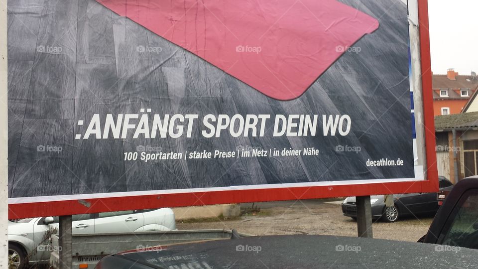 Werbeplakatierung