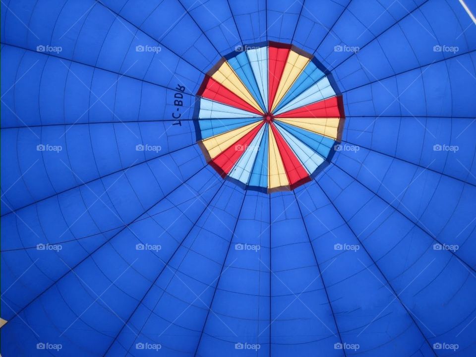 Hot air balón roof