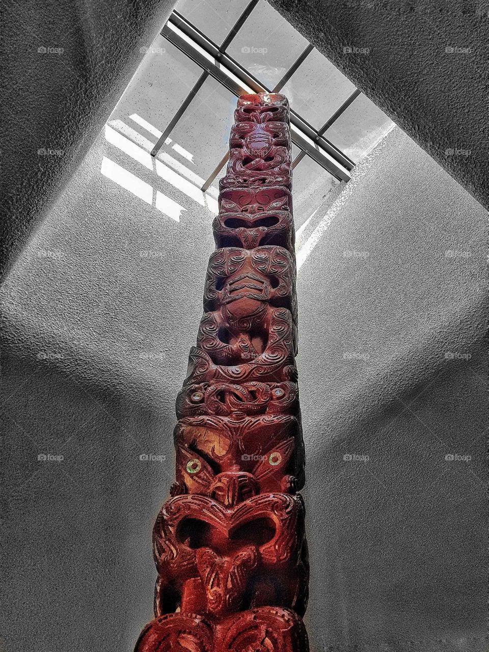 A Maori carving representing the Tipuna, our ancestors for protection and good fortune.