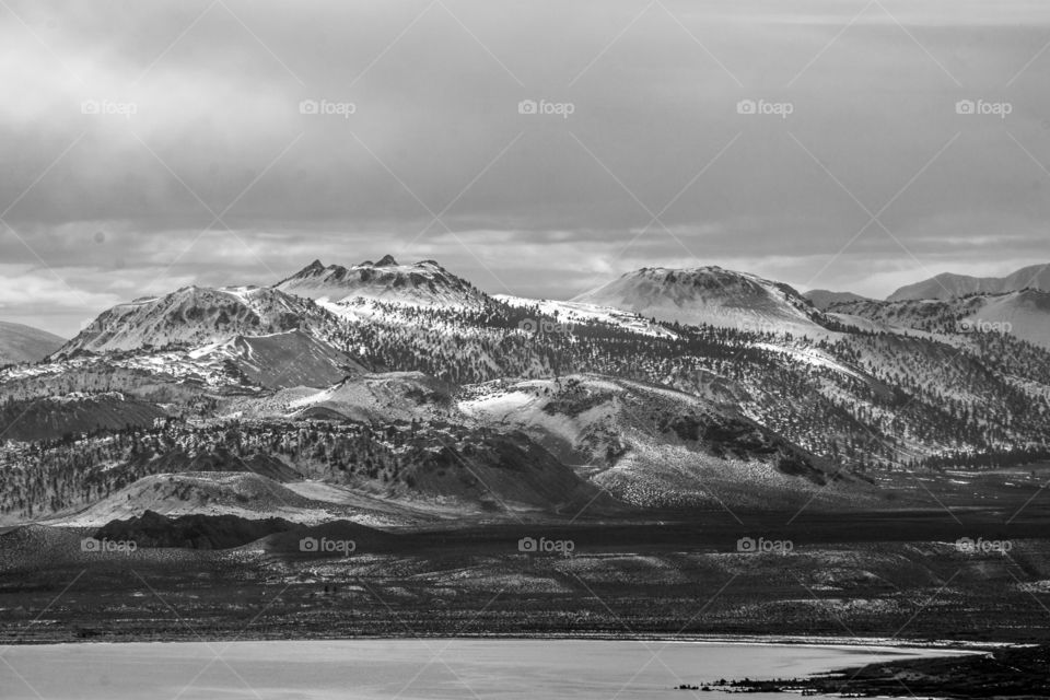 Mono Mountains B/W