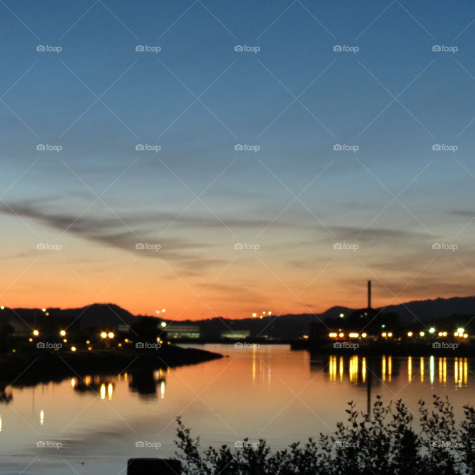 Sunset on a Warm Evening