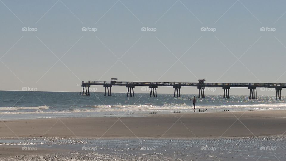 Jax Beach pier