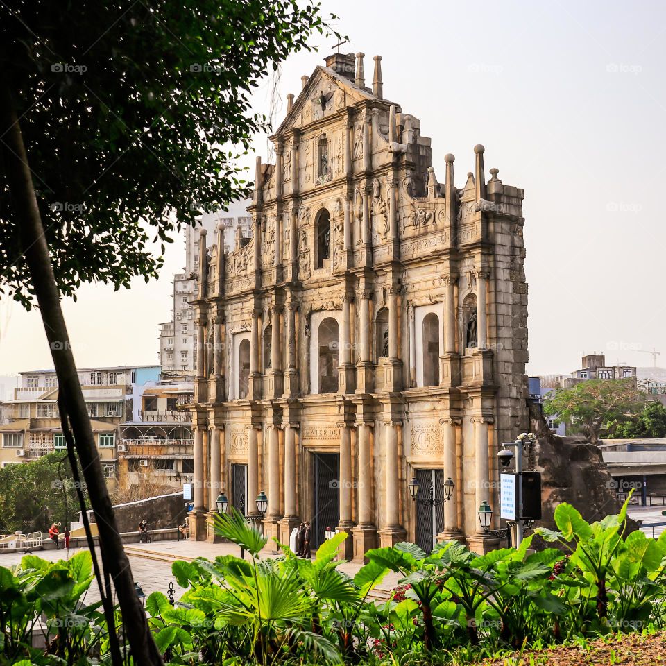 The Ruined Saint Paul Church of Macau