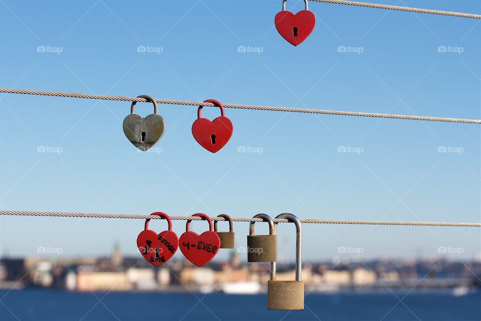 Padlocks, love in the air