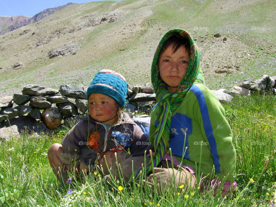 Zanskar children