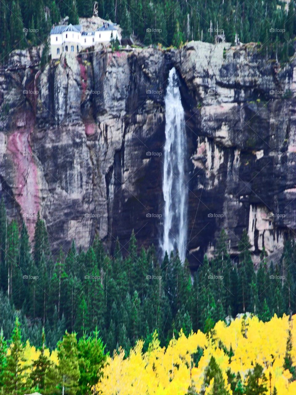 Beautiful Bridal Veil Falls  neat Telluride, Co