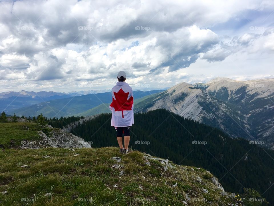 Prairie mountain view