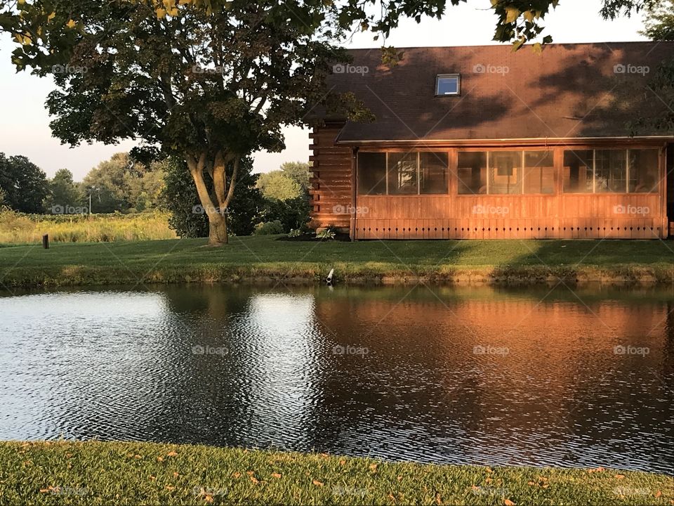 Cabin reflection 