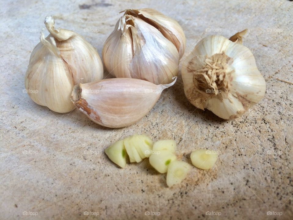 Garlic, Clove, Bulb, Spice, No Person