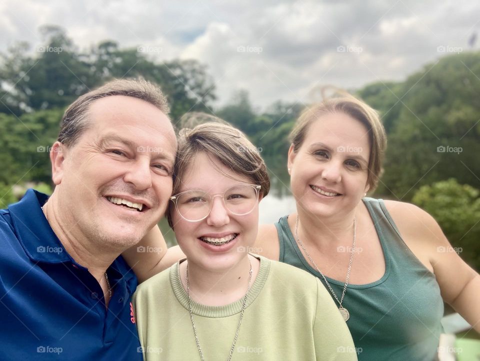 Nós passeando em São Paulo (Parque do Ibirapuera, capital paulista). Uma paisagem bonita no meio da Selva de Pedra.