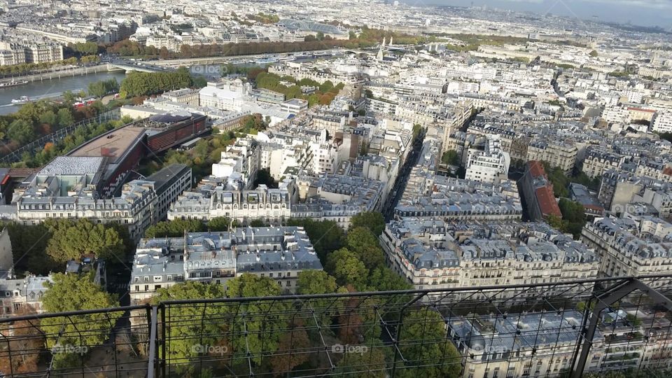 Paris top view 