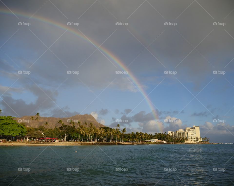 Double rainbow Hawaii