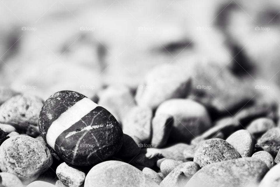beach contrast stone monochrome by chrille_b
