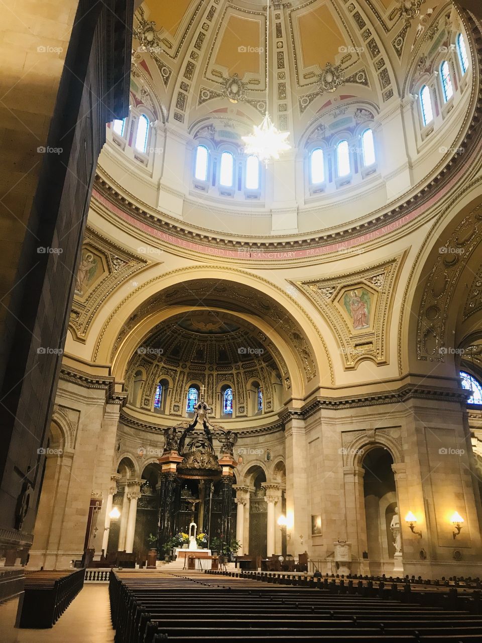 Stunning Catholic Cathedral in St. Paul is a sight to see; the architecture is absolutely beautiful!! 