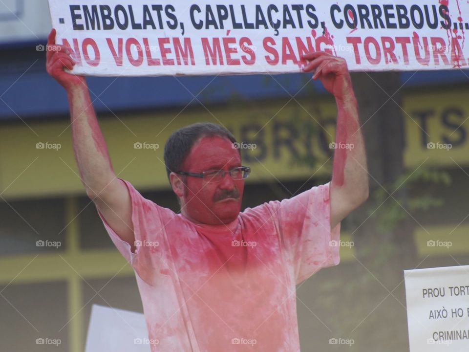 Last "Corrida de Toros" in Catalonia.