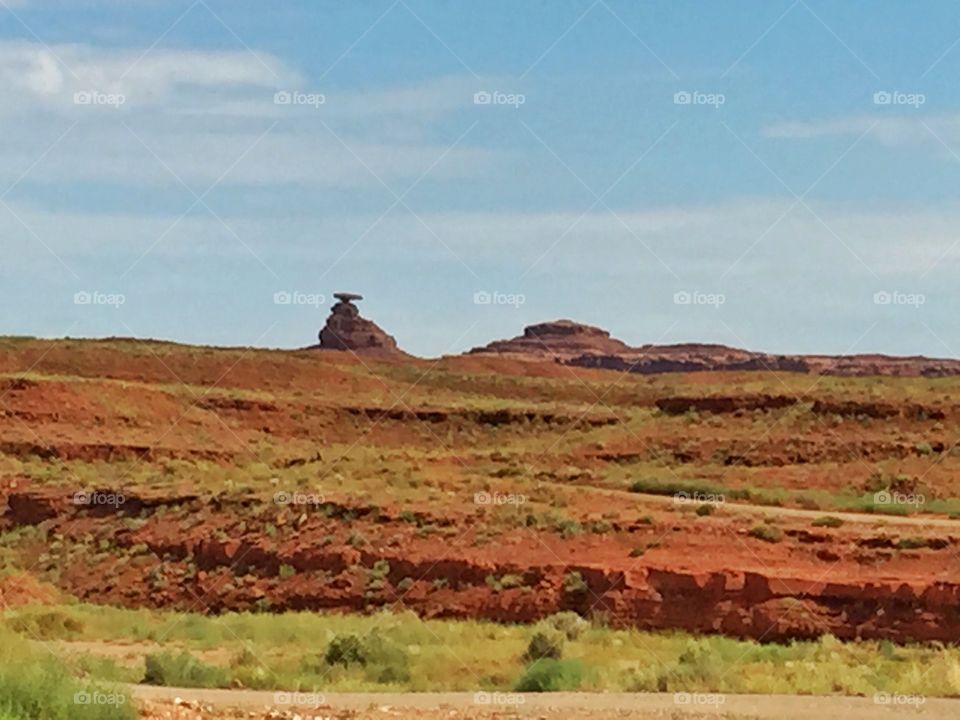The strange mexican hat rock. The strange mexican hat rock