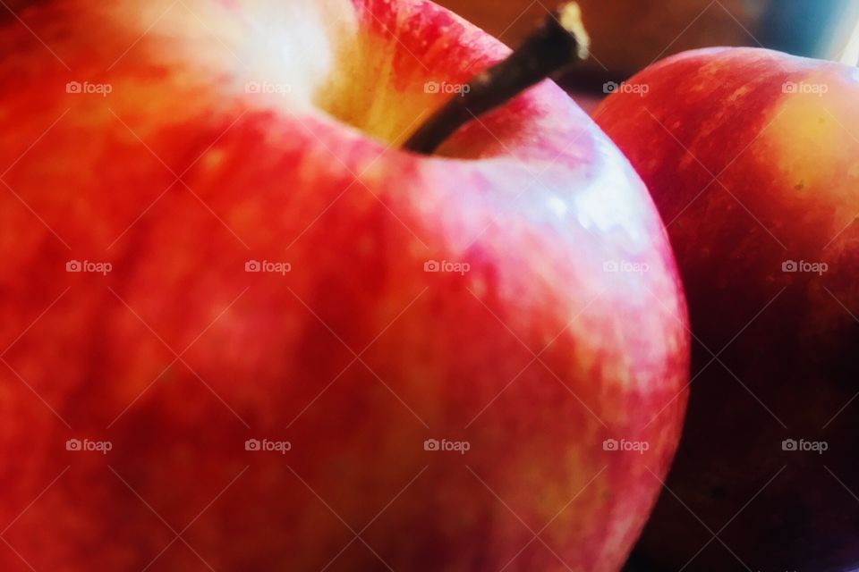 Red yummy apples always my favourite