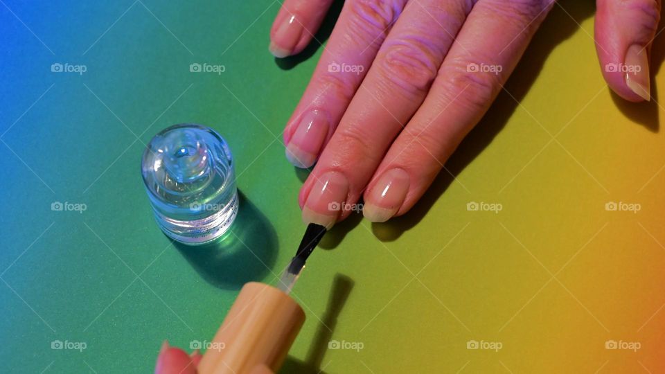 clear nail polish