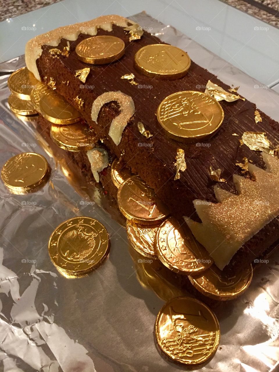 Chocolate Gold treasure chest 