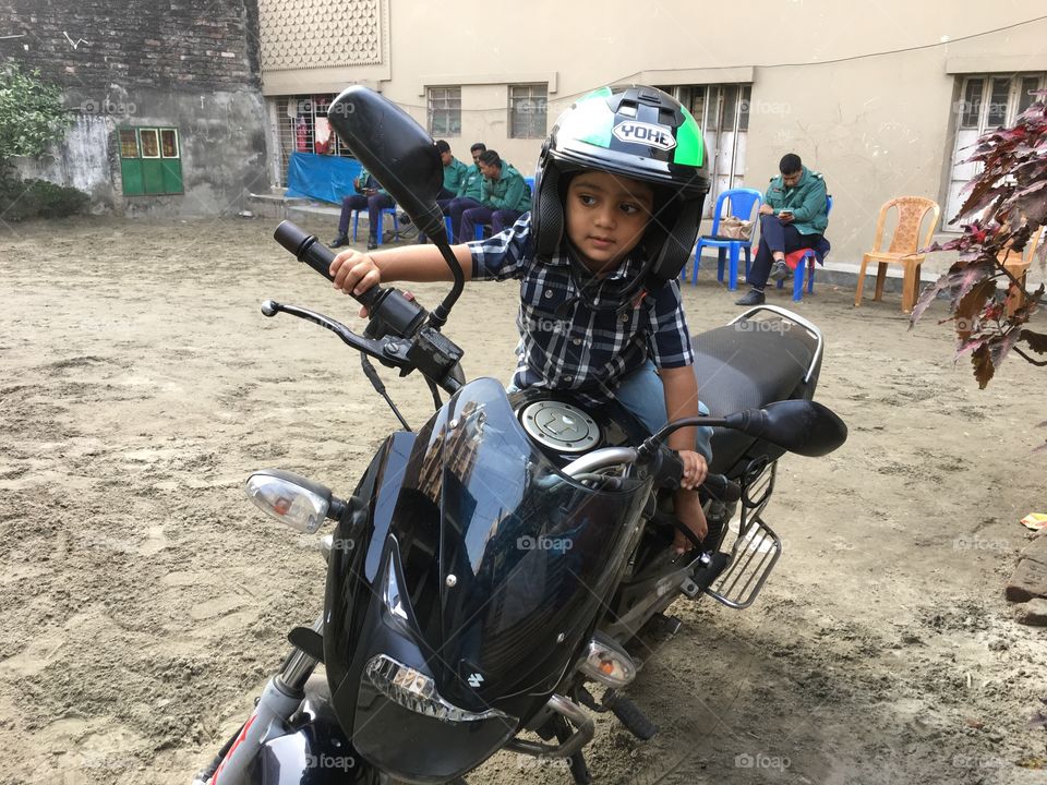 Child Motorcycle riding 