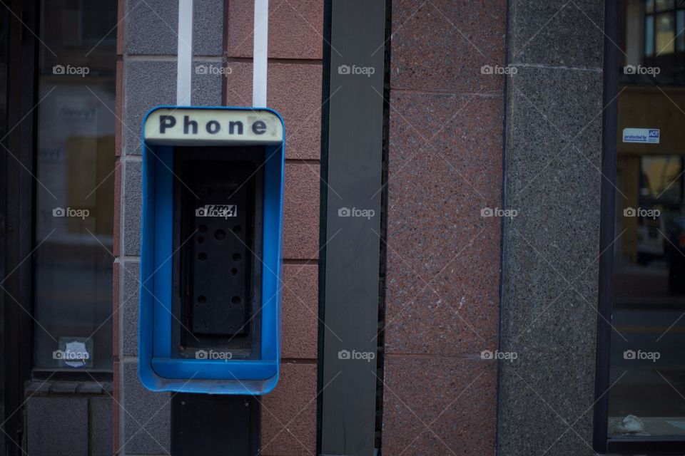 A lonely reminder of the past in the heart of Baltimore.. pay phone blues 