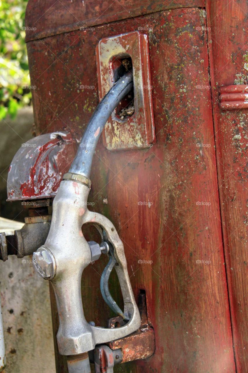 Old Gas Pump