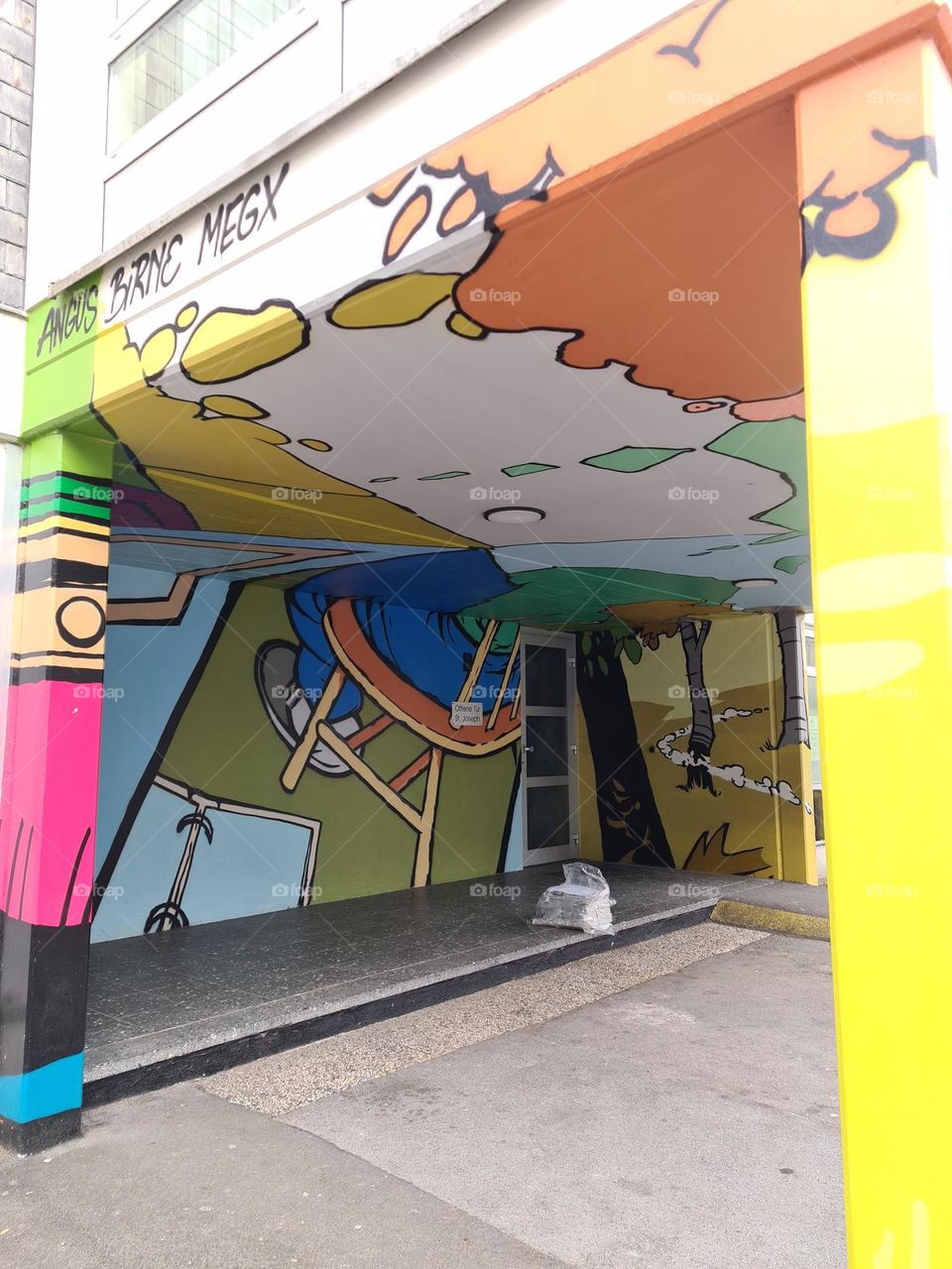 just a really cool and colorful painting in Germany.