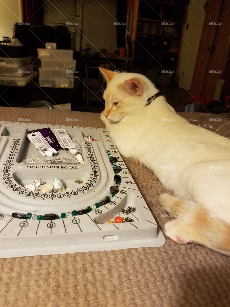 helping design necklace