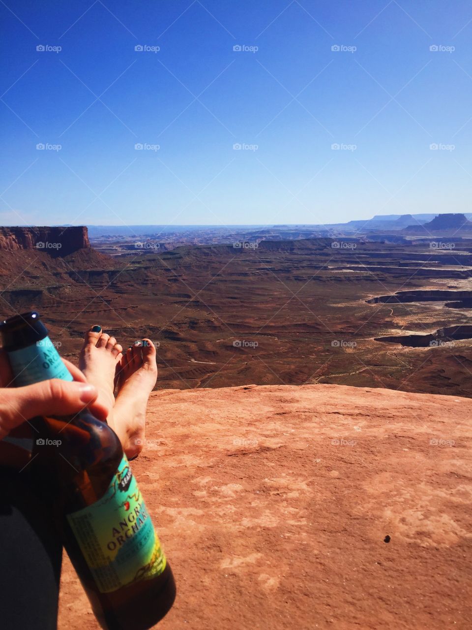 Suns setting in Canyonlands. UTAH