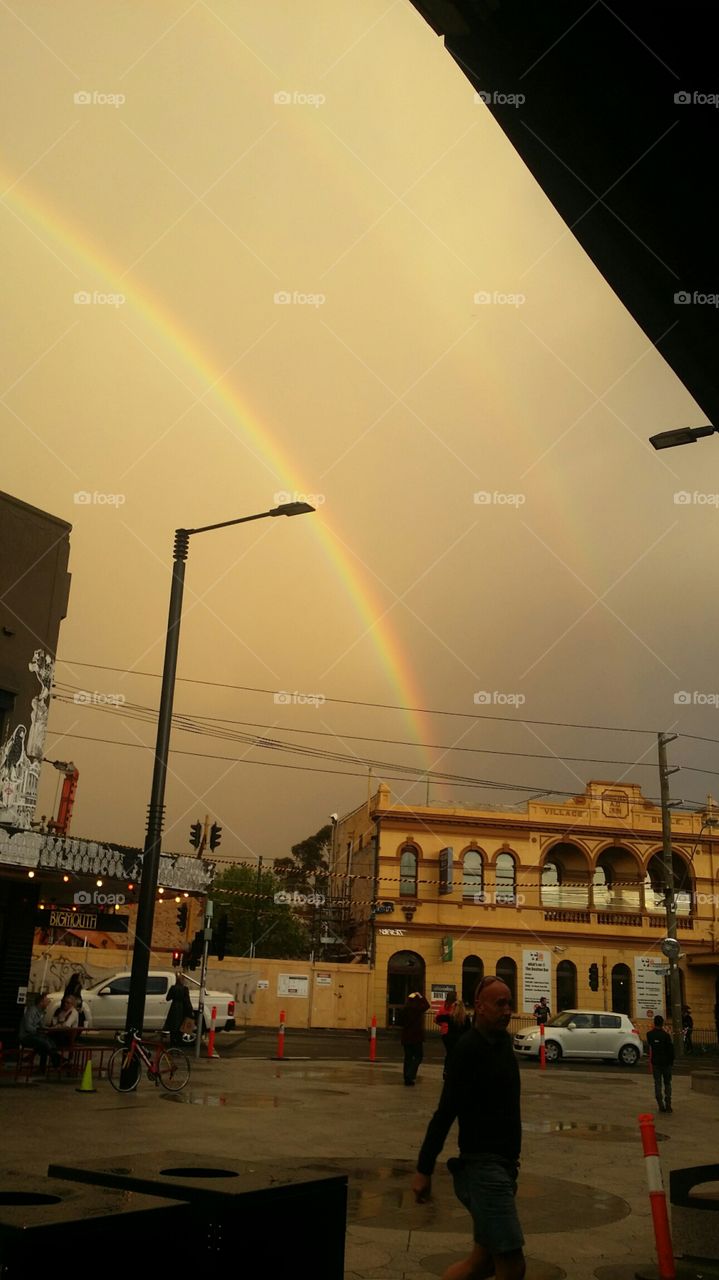 Rainbow in Melbourne