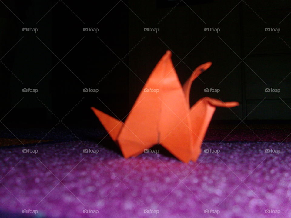 Origami bird