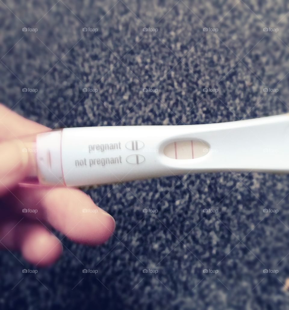 IVF Positive Pregnancy Test .
Sadly I lost the baby but I kept this test to remind me that IVF does work and to keep strong. 
We are awaiting to start our 4th and final round.
