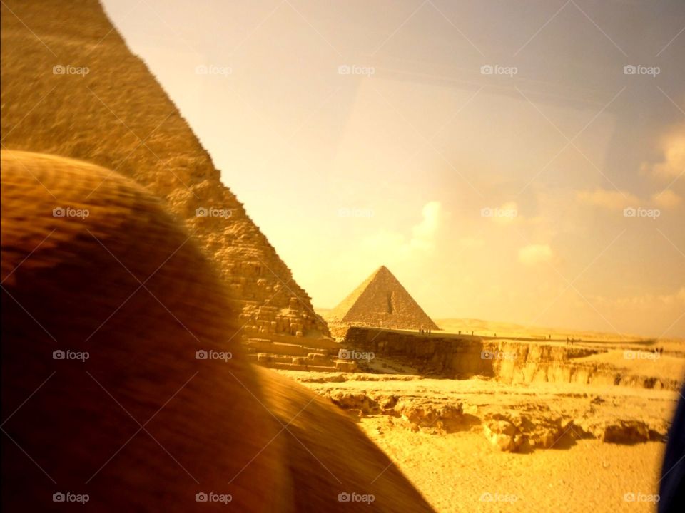 Pyramids near Cairo Egypt