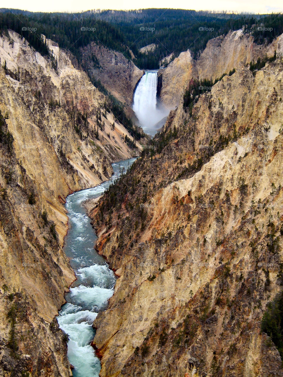 waterfall river northwest united states by refocusphoto