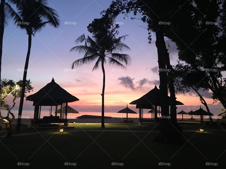 Sunset in Bali