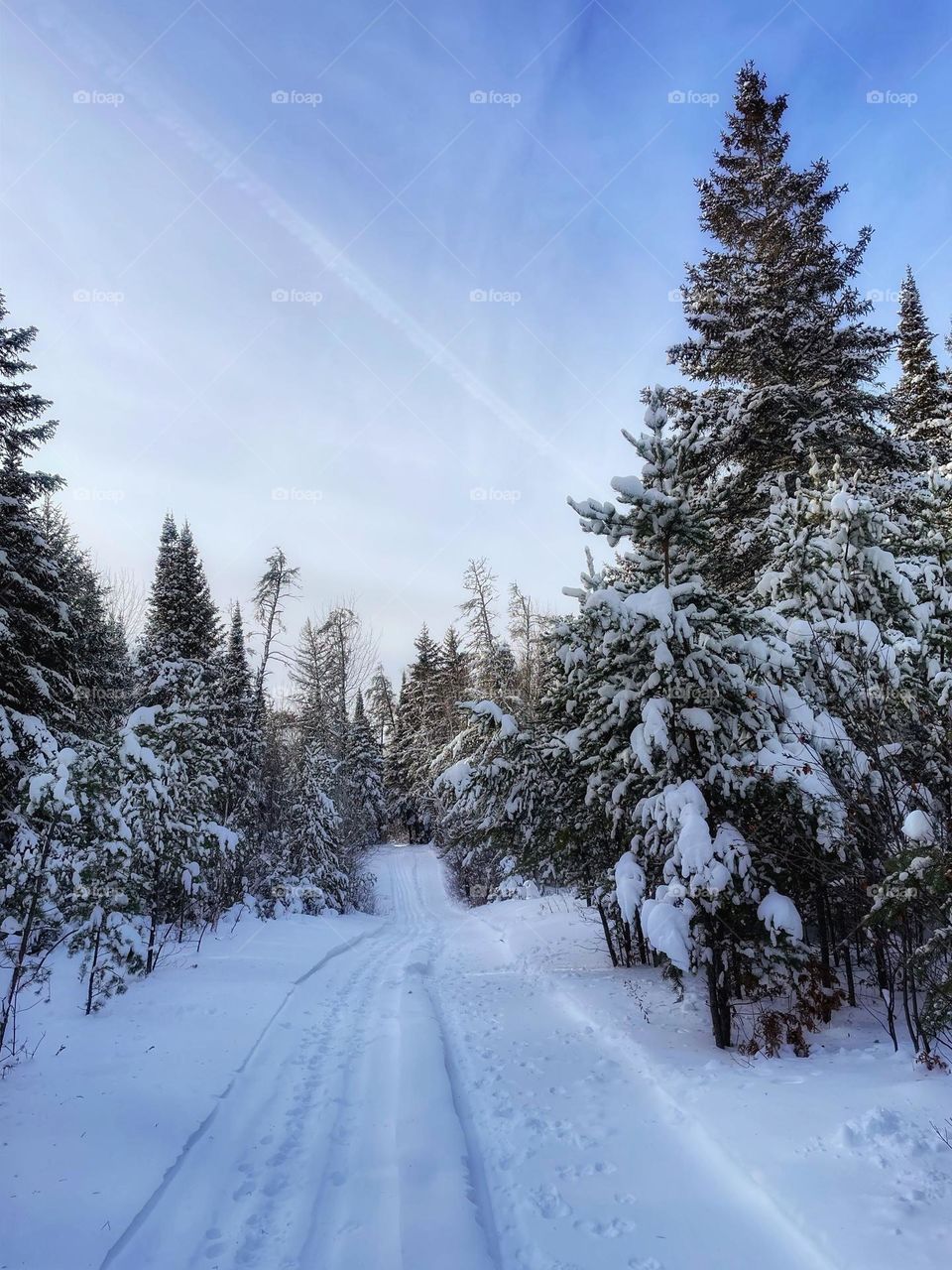 Winter hiking