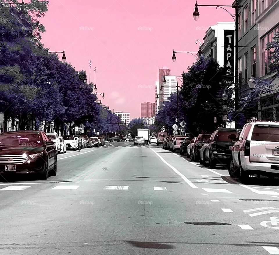 Chicago streets photo edit