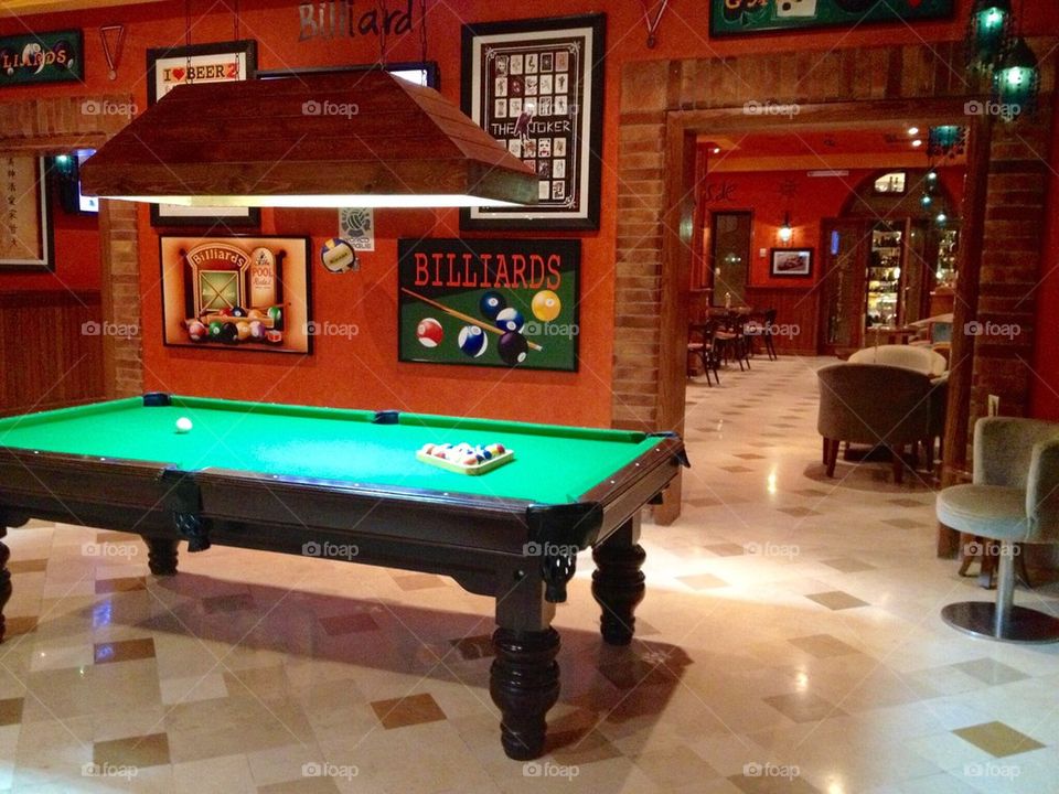 Snooker room 