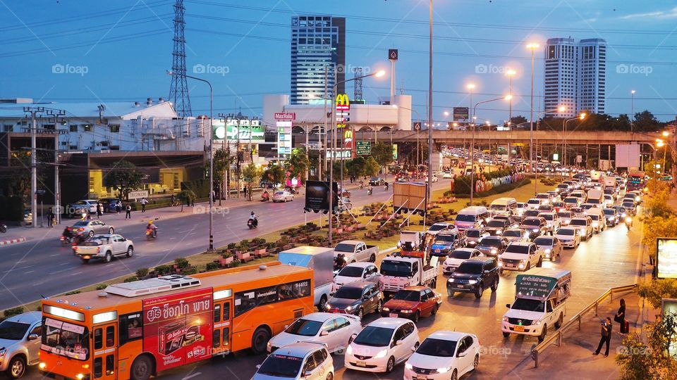 traffic in Bangkok