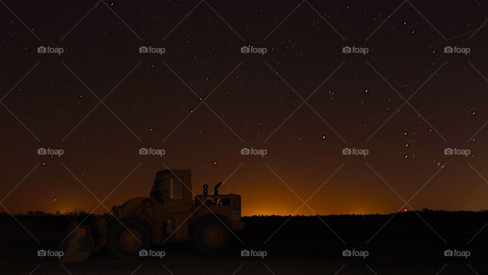 Front end loader truck n our farm