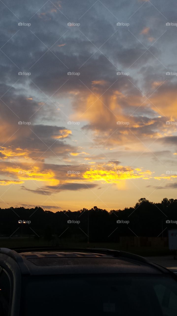 sunrise. sunrise at work