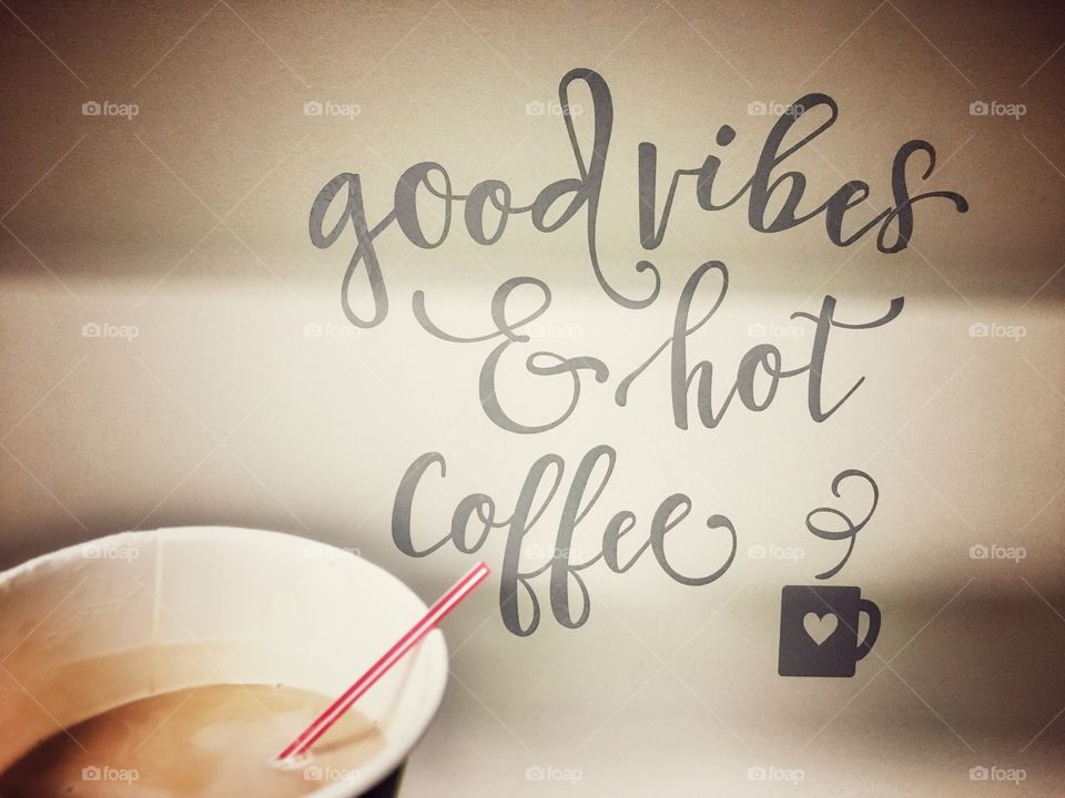Good vibes and hot coffee is the best way to start your day! 