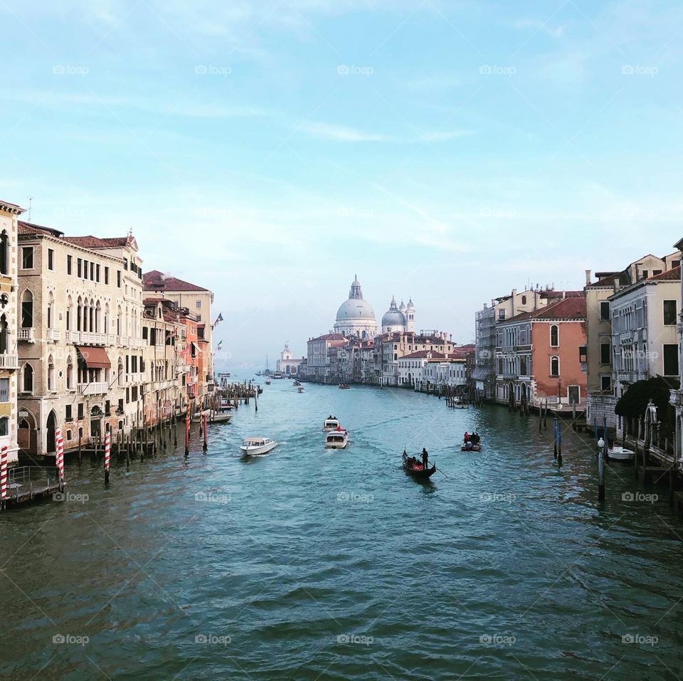 Venezia, veduta dal Ponte dell’Accademia