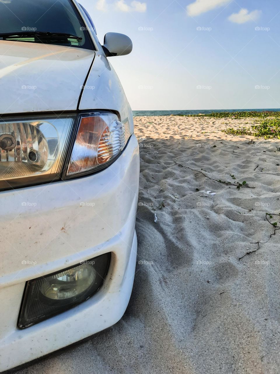 Car which took my soul with it. A car with a soul. White Knight in shining armour. A trip to the beach side.