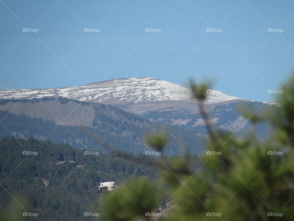 mountain picture of snow