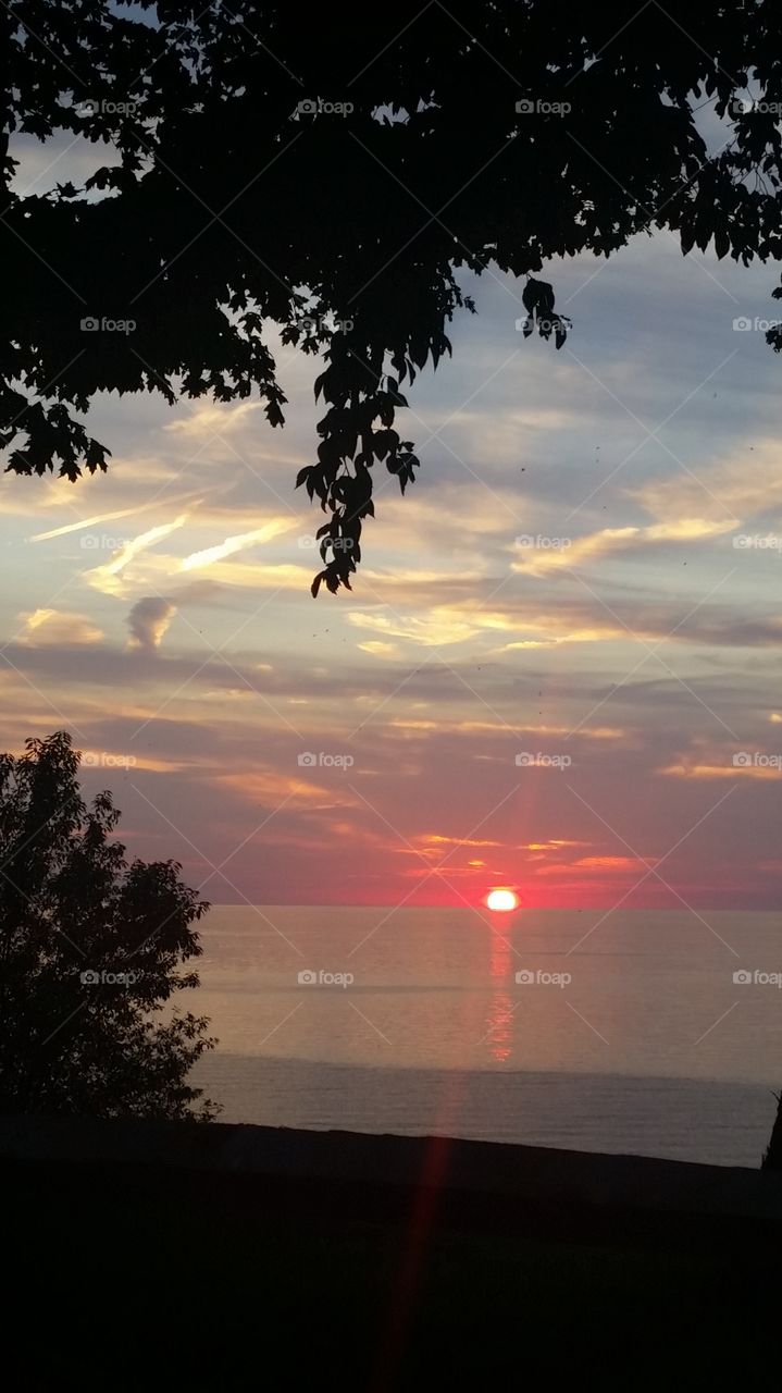 Sunset, Dawn, Backlit, No Person, Sun