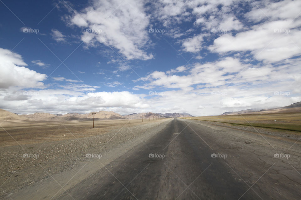 No Person, Desert, Landscape, Sky, Road
