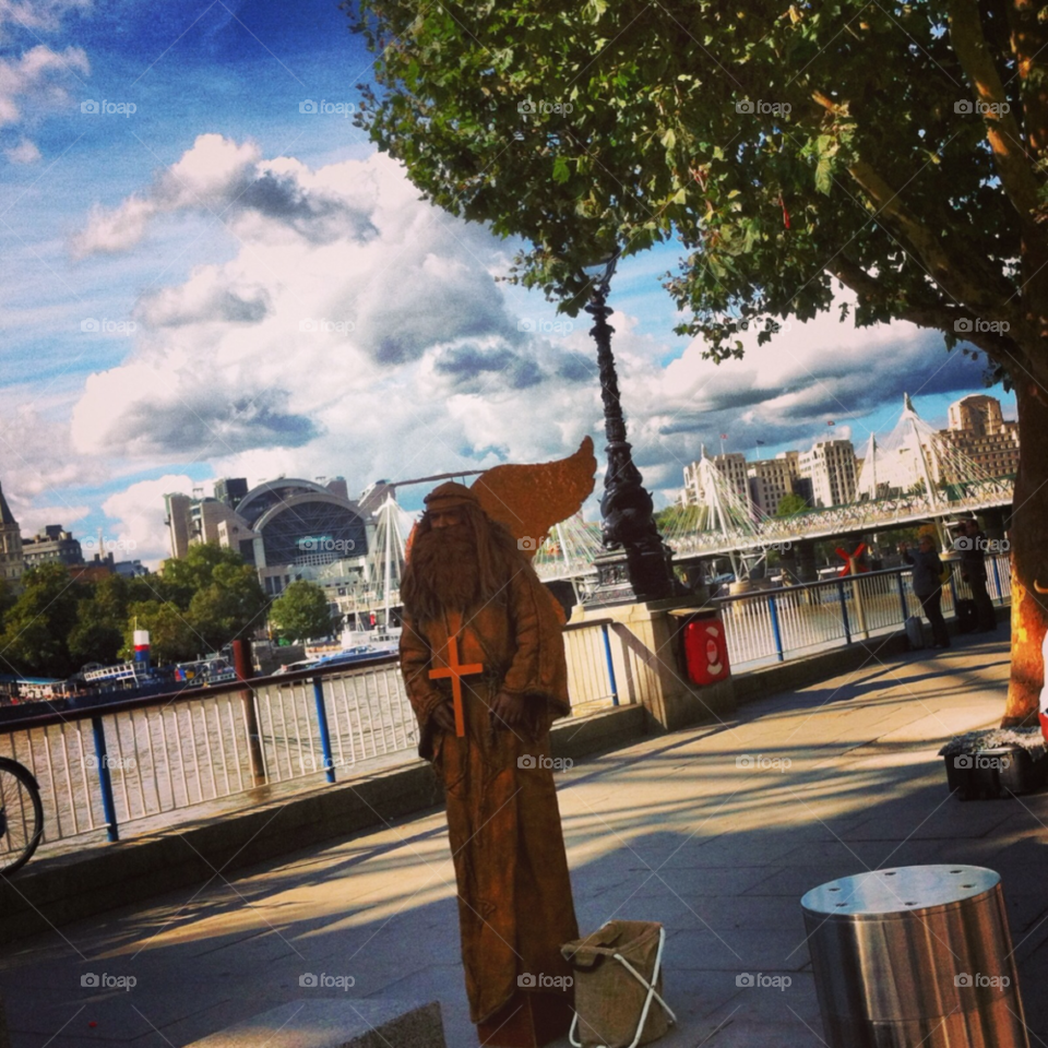 pretty london england statue by Zita
