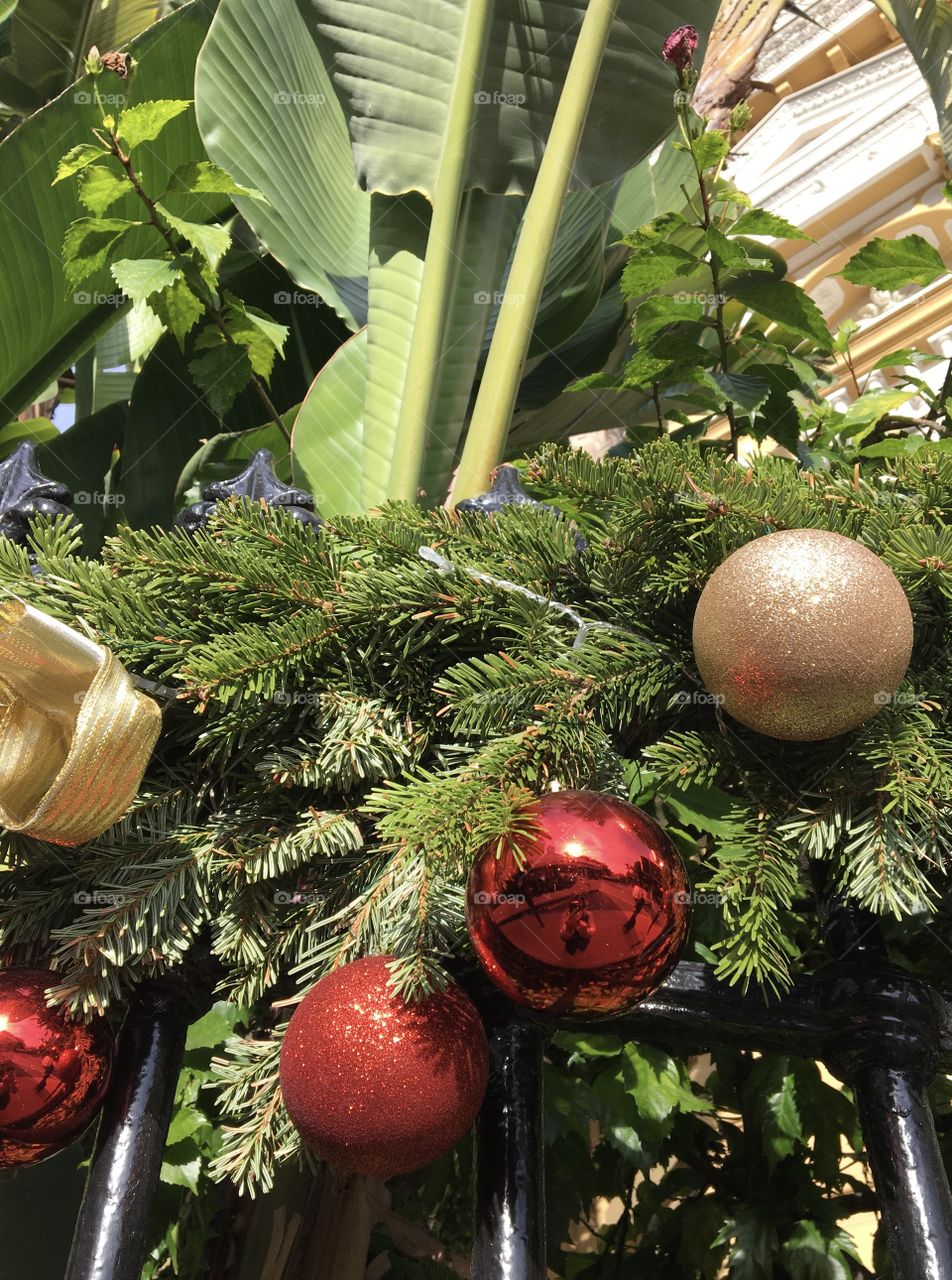 Christmas decoration in the street 